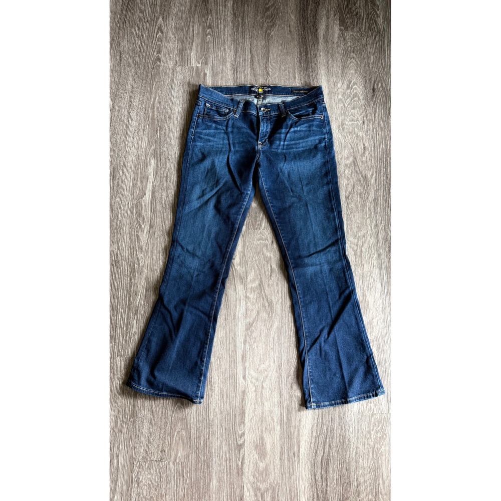 Lucky Brand Charlie Baby Boot Jeans Dark Wash Ankle Bootcut Size 10/30